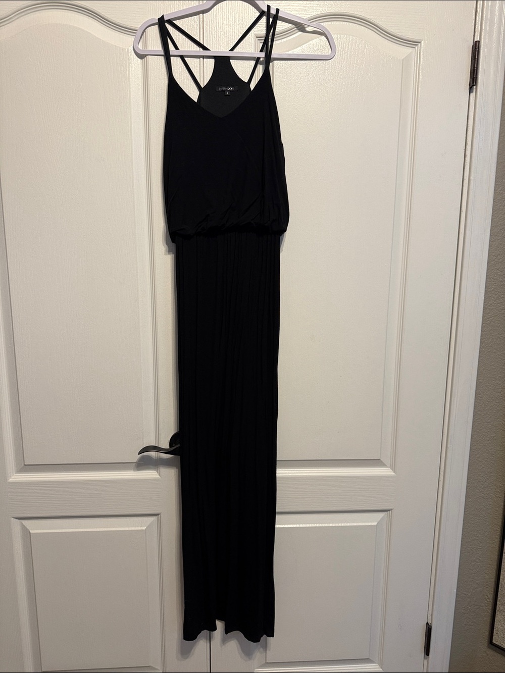 Papermoon Black Strappy Maxi Dress